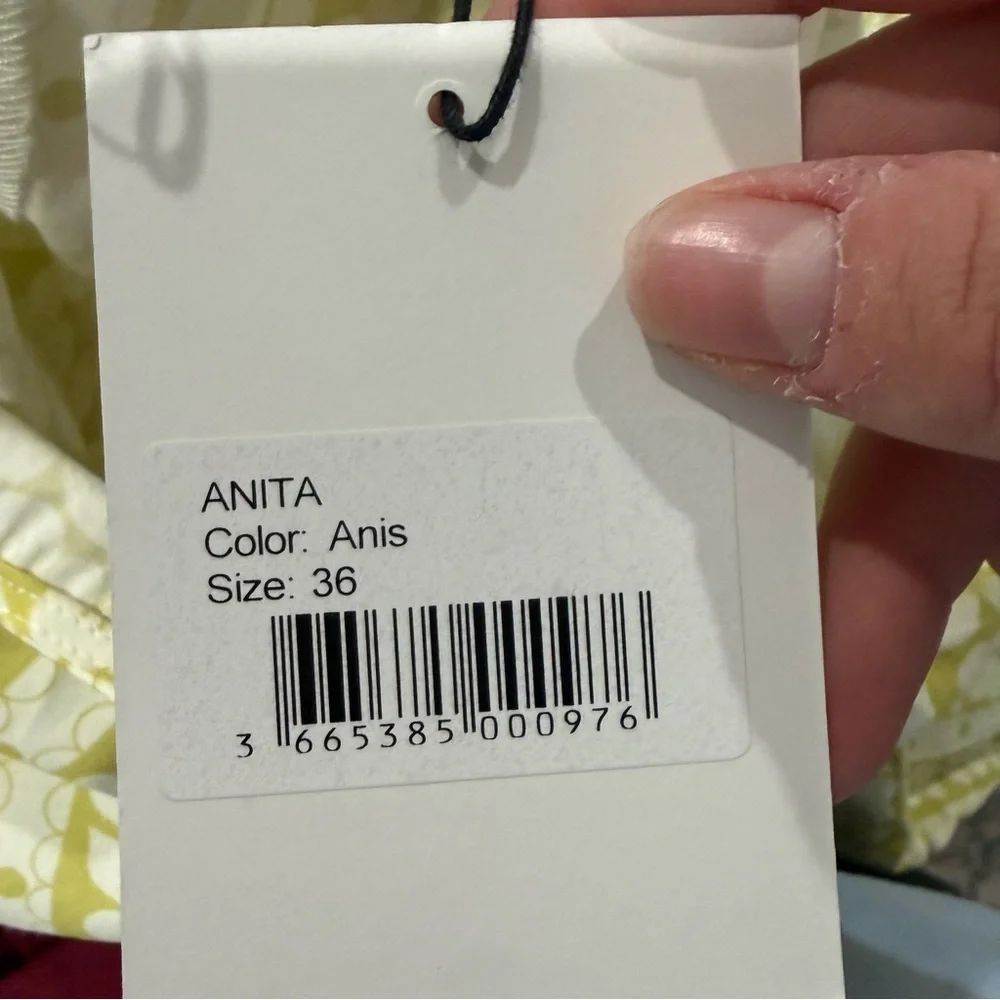 NWT Rouje Dress Anita Mini in Anis Green Floral